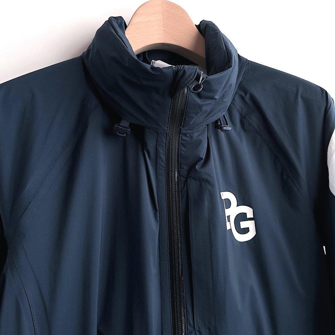 638 パーリーゲイツ ビックロゴレインワンピース定価44000円 ネイビー 0