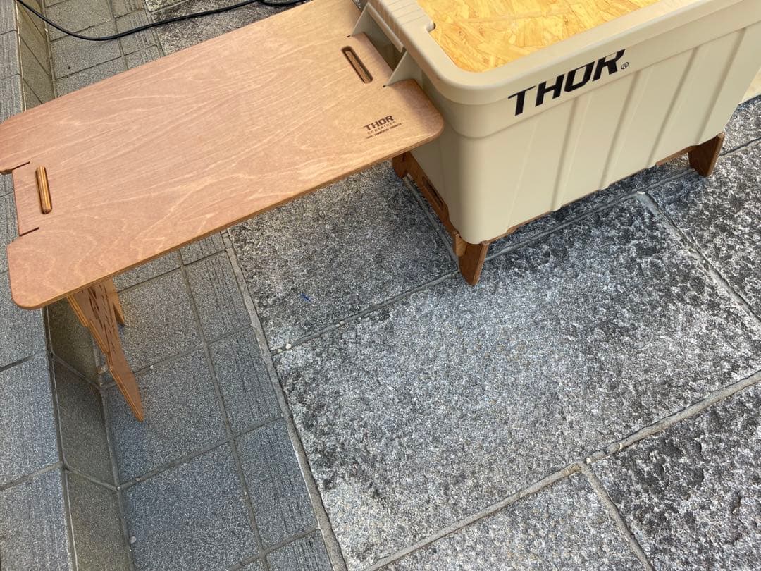 5点セットTHOR コンテナ アウトドアテーブル 75サイズ