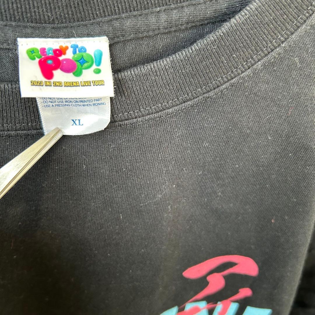 INI READY TO POP Tシャツ 池崎理人プロデュース ブラック XL