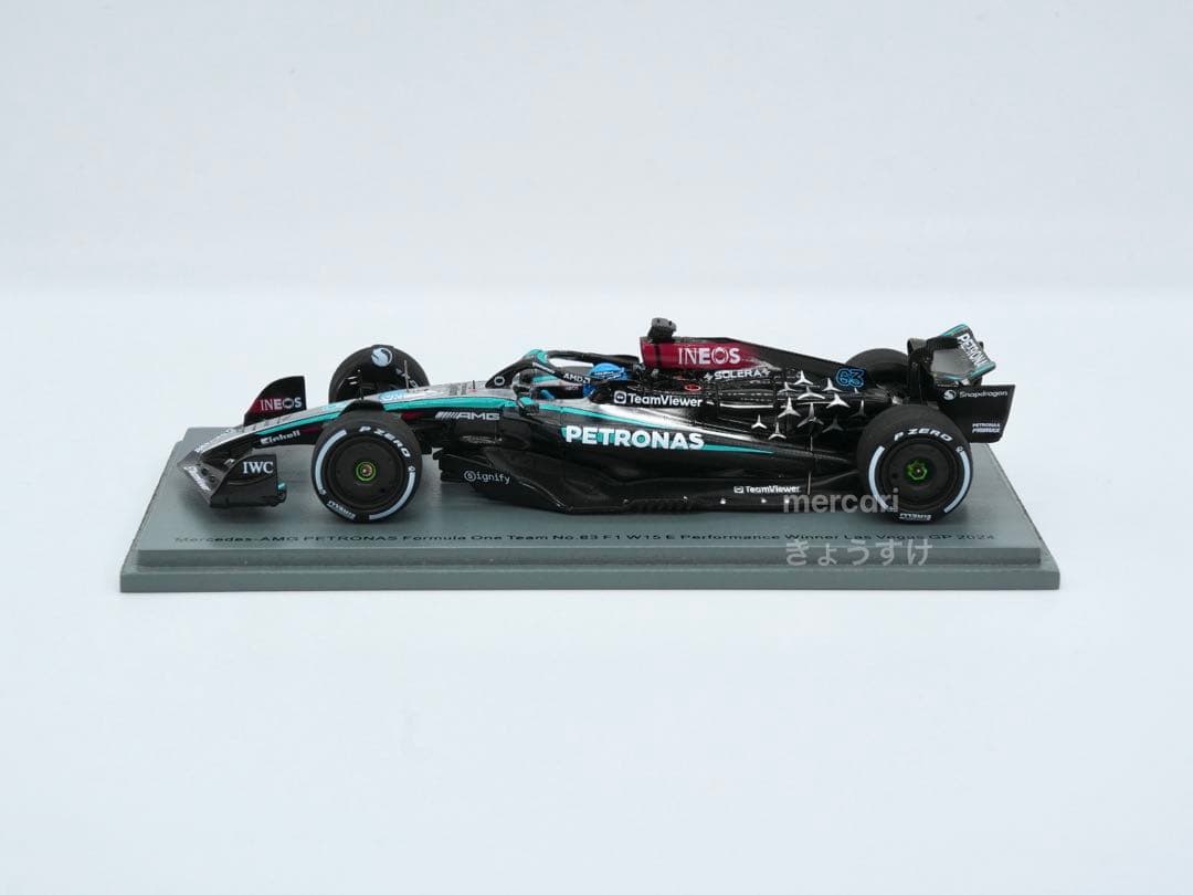 スパーク メルセデス AMG W15 ジョージラッセル 2024 ラスベガスGP