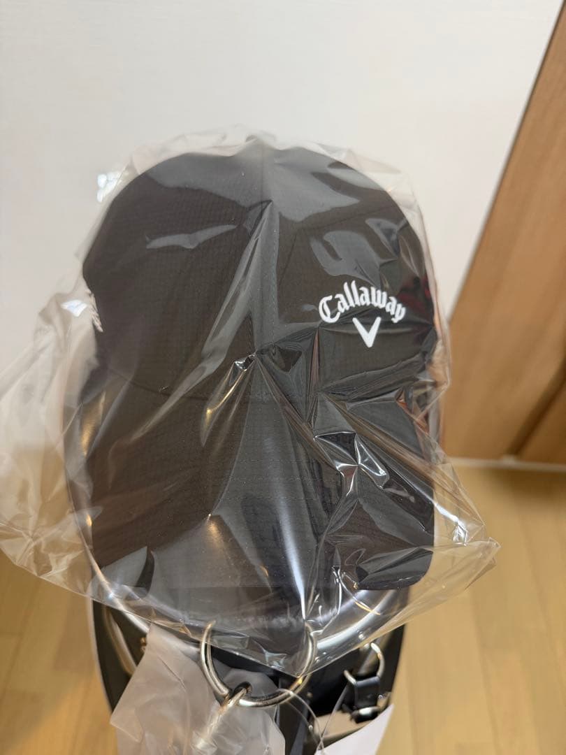【新品未使用】AMEXロゴ入りCallaway キャディバッグ 、キャップセット