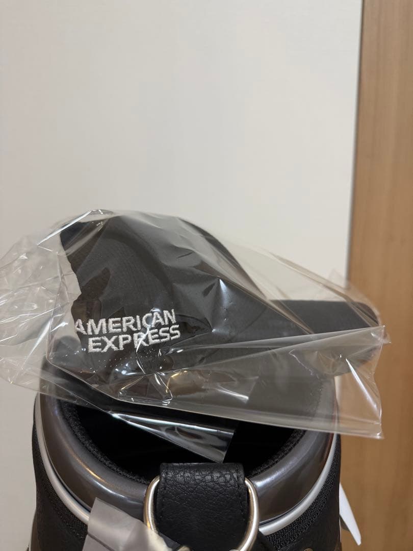 【新品未使用】AMEXロゴ入りCallaway キャディバッグ 、キャップセット