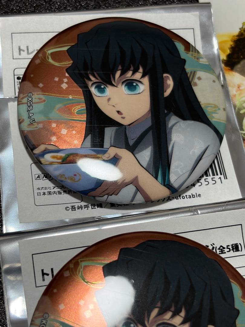 宅麺 鬼滅の刃 缶バッジ ポストカード アクリルスタンド　時透無一郎