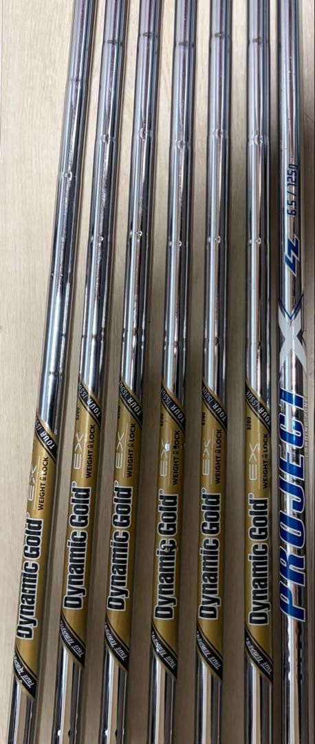 Dynamic Gold シャフト6本セット projectx lz6.5
