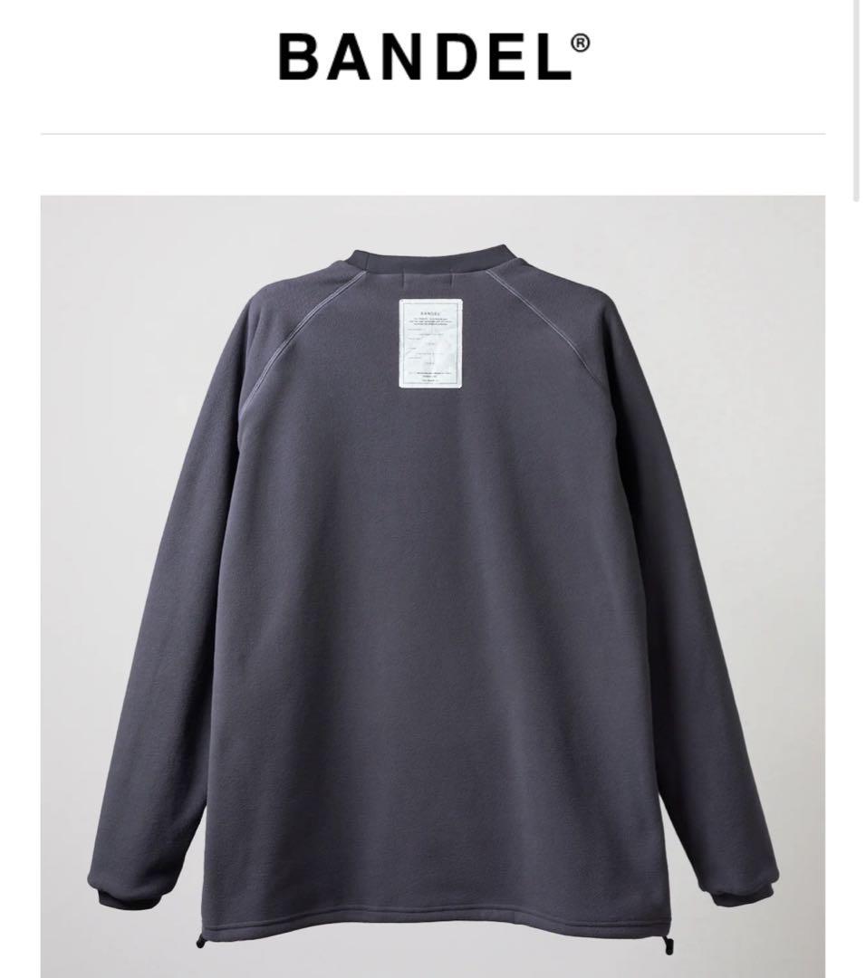 BANDEL GOLFフリースクルーネック グレー XL