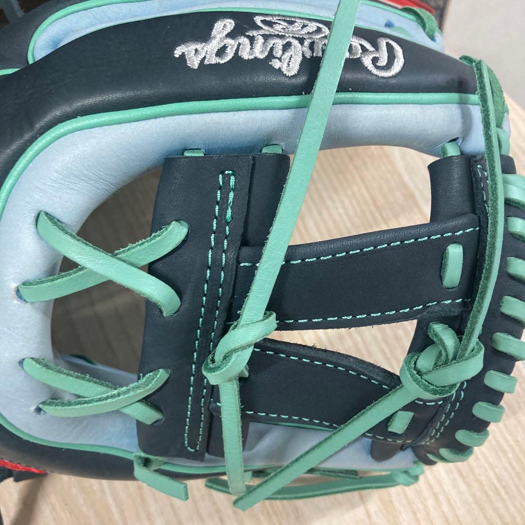 Rawlings プロモデル 軟式グローブ ネイビー/ライトブルー
