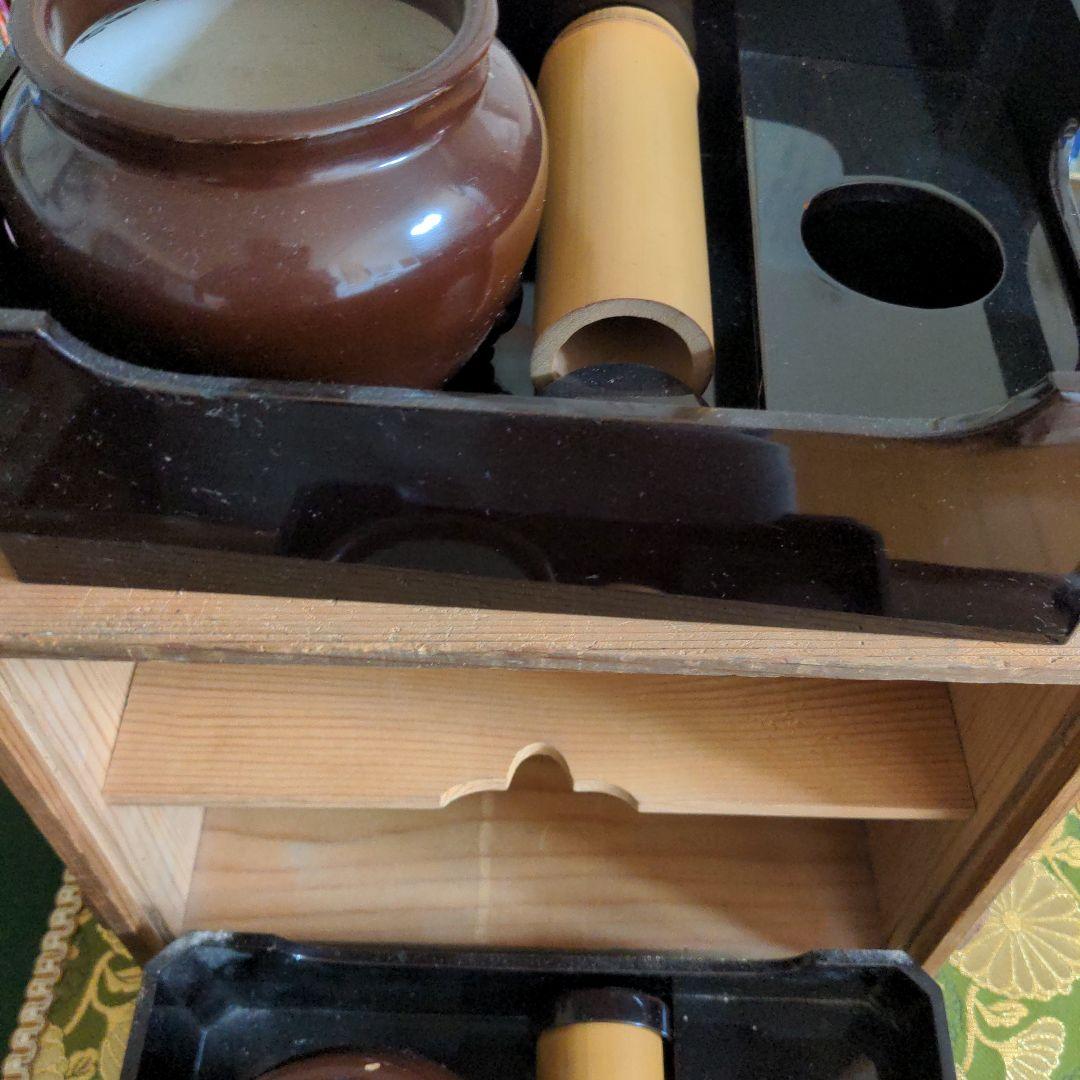 時代　莨盆　一対　（２点セット）