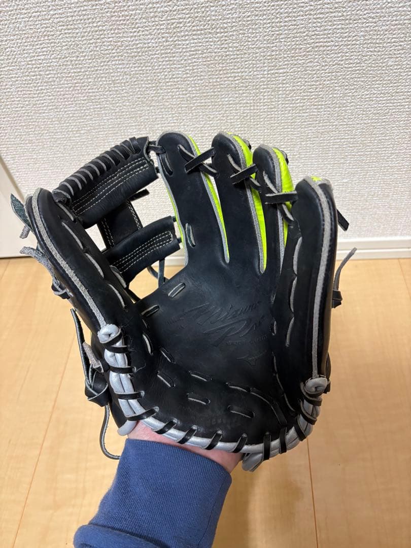 【オールスター限定】ミズノプロ軟式グローブ 黒/黄緑