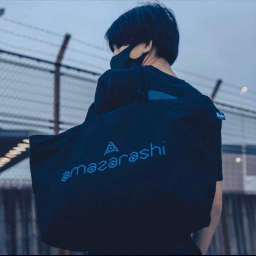 amazarashi Bigロゴトートバッグ　ブラック
