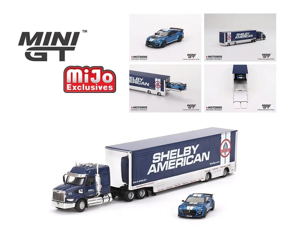 MINI-GT 1/64 シェルビー トランスポーターセット