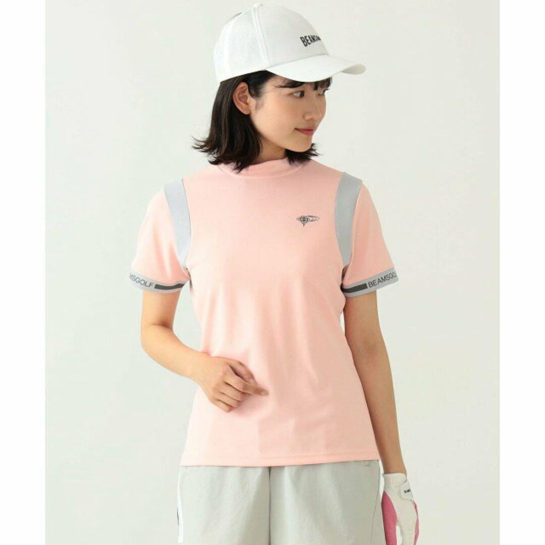 新品 BEAMS GOLF バックメッシュ モックネックシャツ