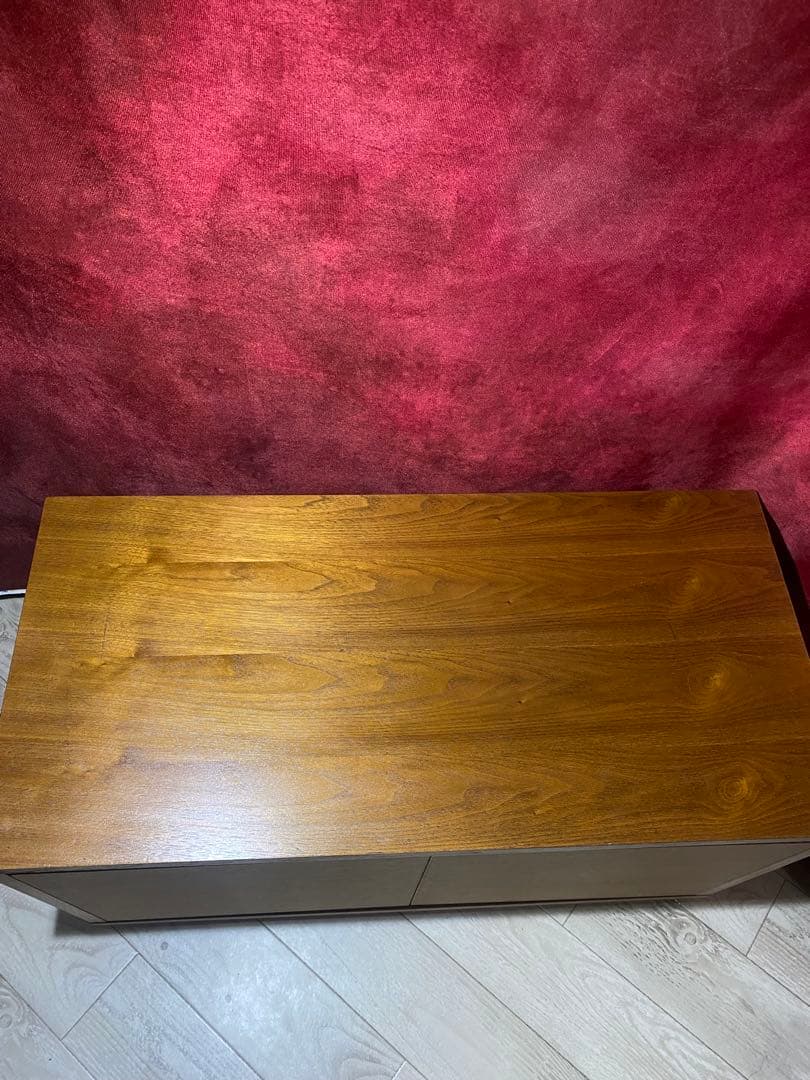 ✨廃盤✨希少✨無印良品　スタッキングキャビネット小　ウォールナット