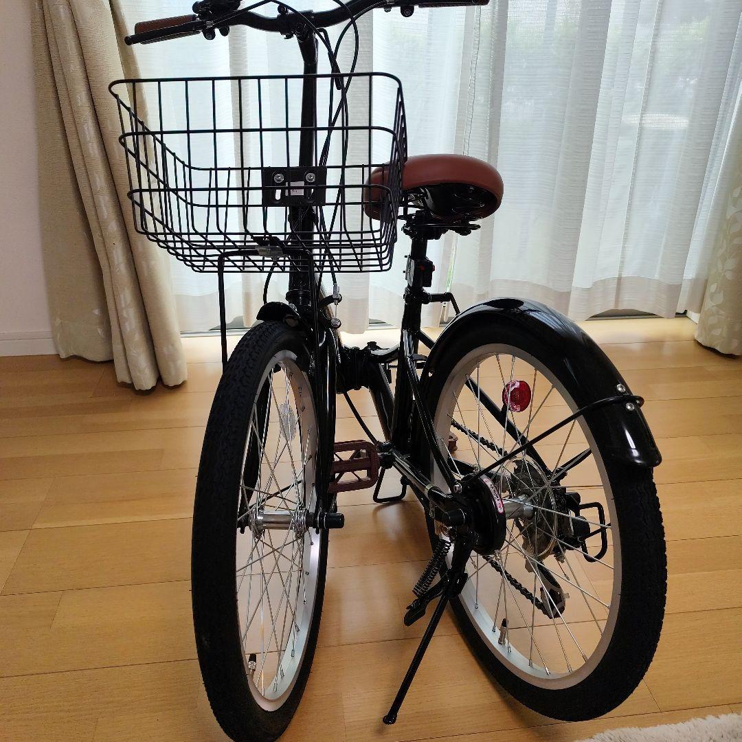 折りたたみ自転車 黒　アイジュサイクル20インチ