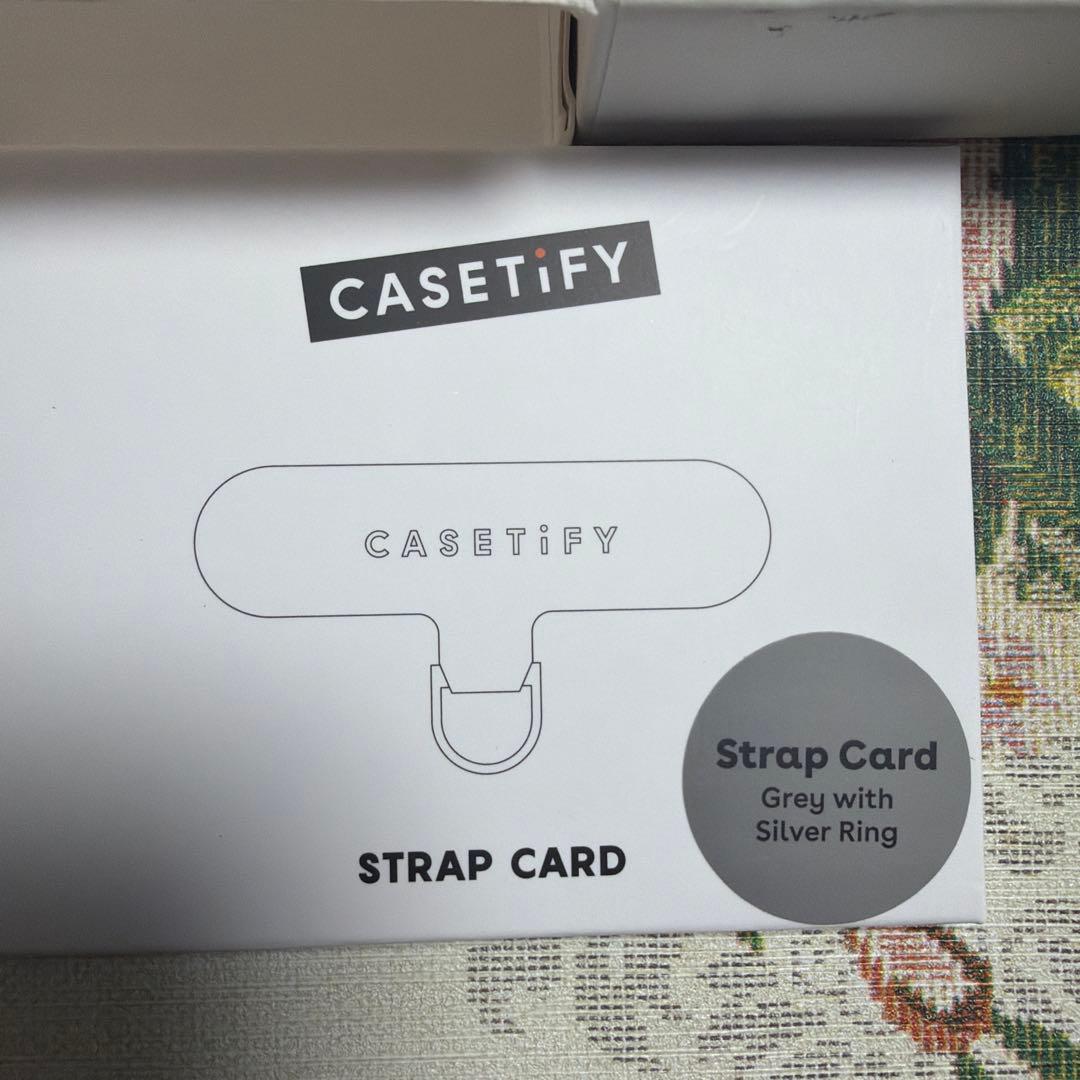 CASETiFY Curb Chain Wrist Strap 光沢シルバー