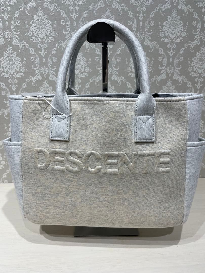 新品*DESCENTE GOLFデサントゴルフ　カートポーチ巾着型　自立