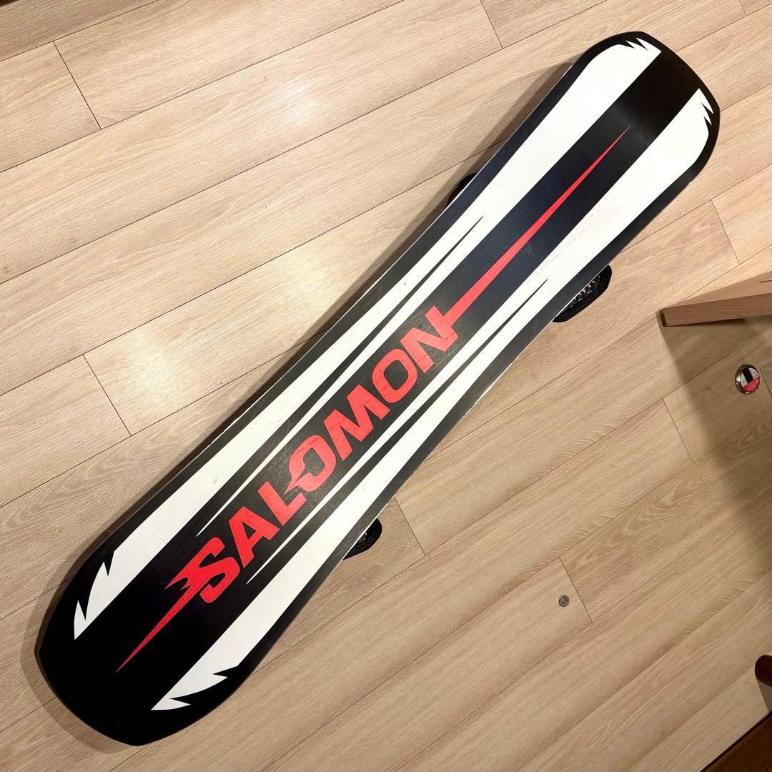【美品】SALOMONスノーボード3点セット（板＋ビンディング＋ブーツ）2回使用