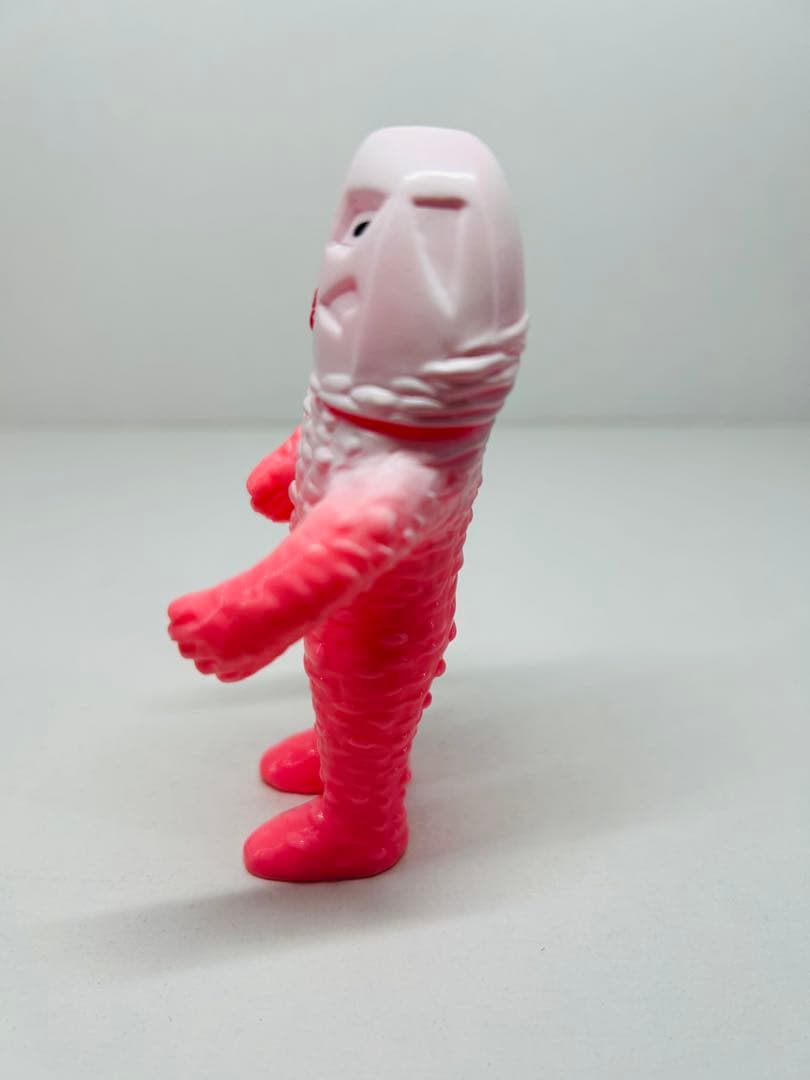 やまなや ザラブ星人　復刻　ブルマァク　ミニソフビ 桃色成型　ピンク　怪獣