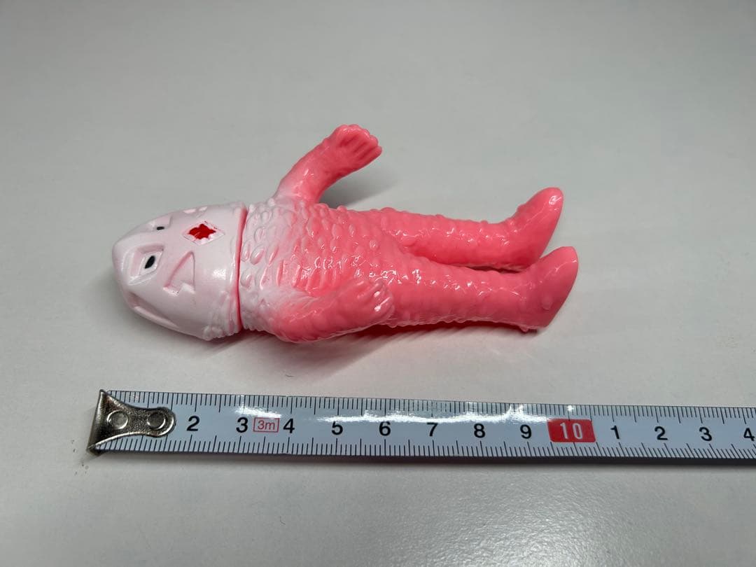 やまなや ザラブ星人　復刻　ブルマァク　ミニソフビ 桃色成型　ピンク　怪獣