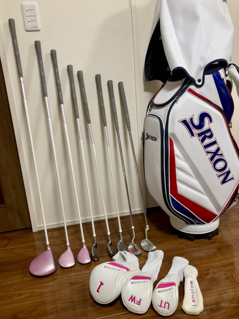 【美品】SRIXON レディースゴルセット 送料込み⭐️ヘッドカバー4つ付き！