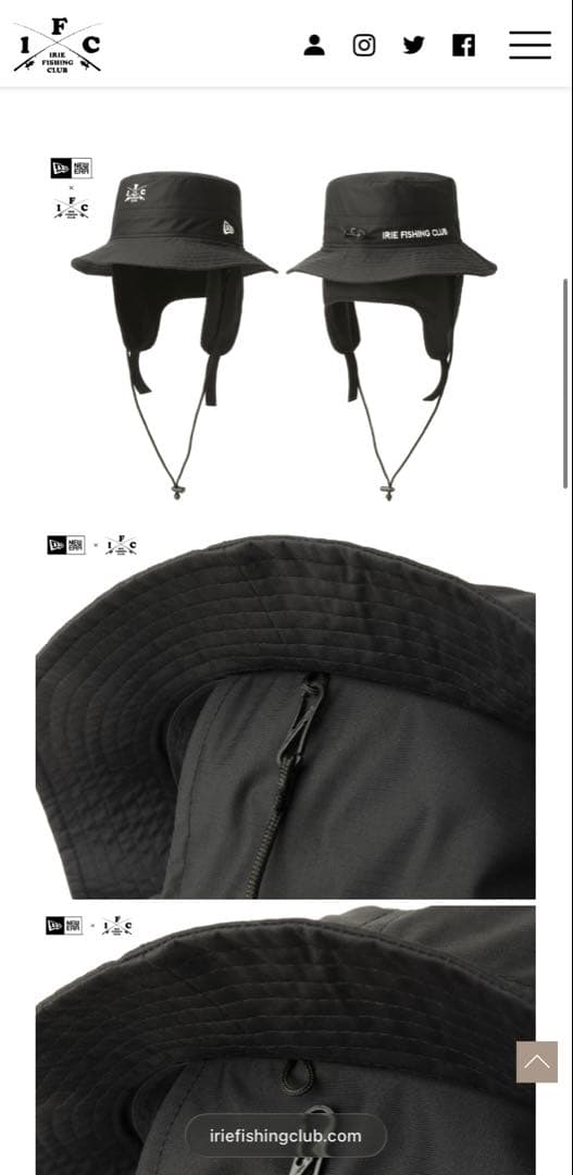 IRIE FISHING CLUB ドッグイヤー ハット