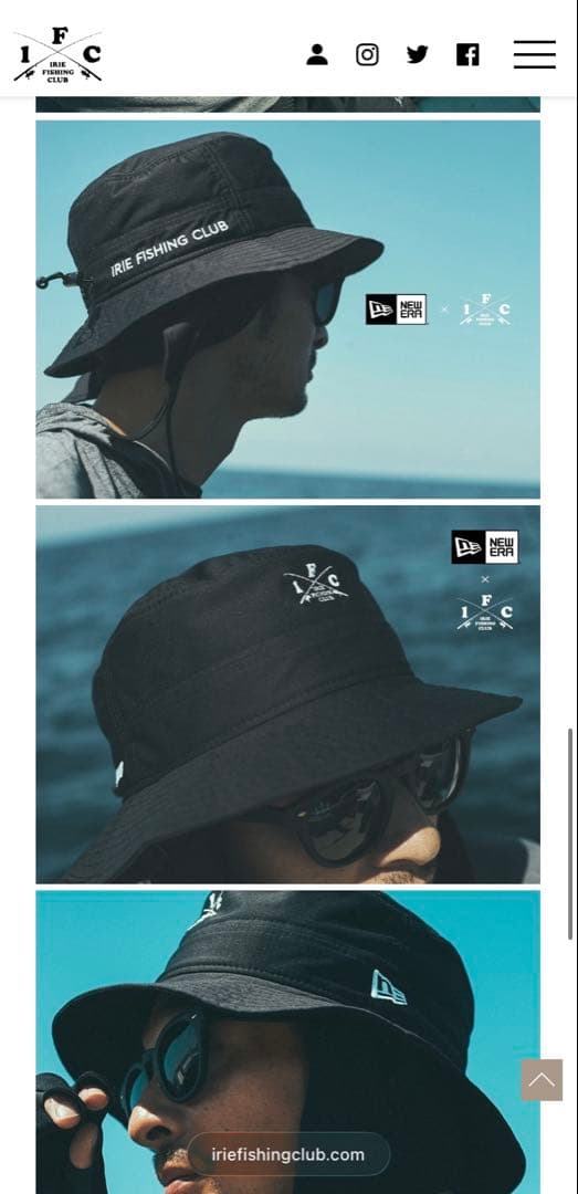 IRIE FISHING CLUB ドッグイヤー ハット