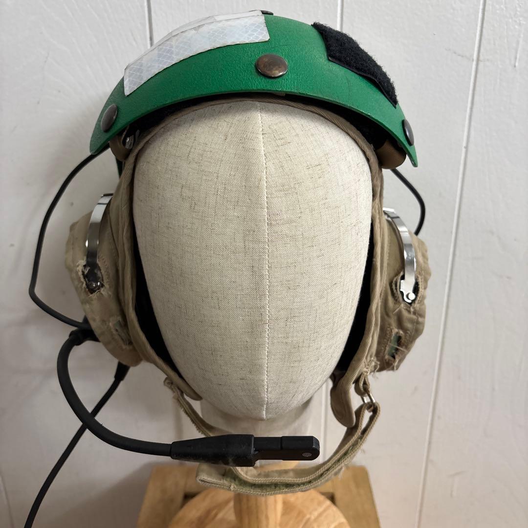 米軍実物　FLIGHT DECK CREWMAN'S HELMETSヘッドセット