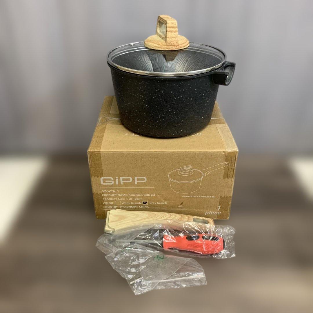 m110701m GiPP ノンスティックソースパン 蓋付き