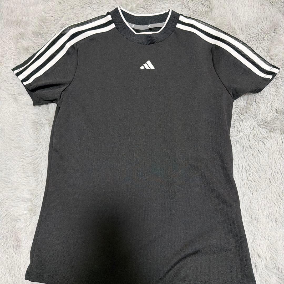 【美品】adidas ブラック Tシャツ スカート セット　L