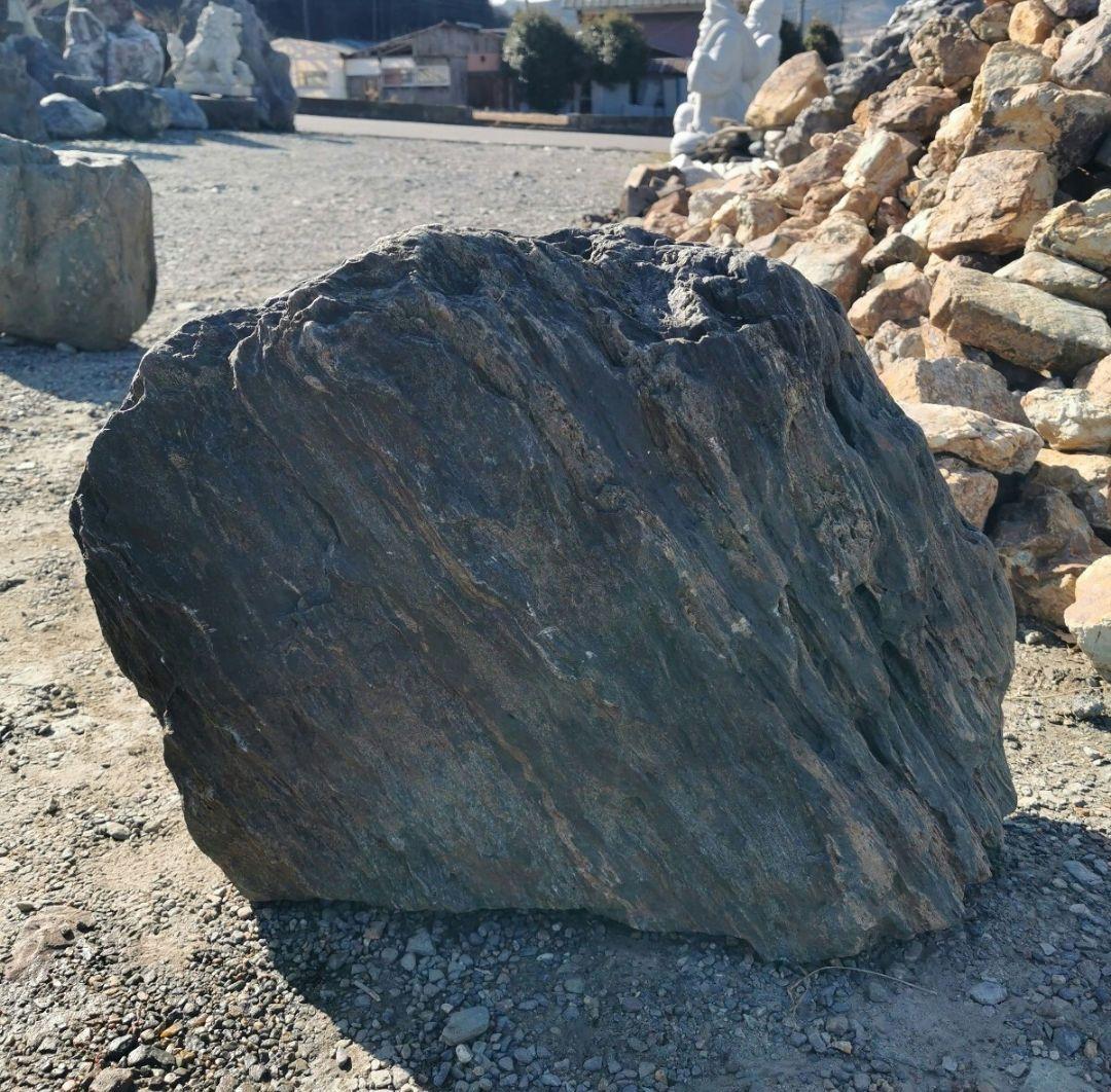 福島産　鮫川石　149キロ　庭石　鑑賞石 石　庭　坪庭　ガーデニング