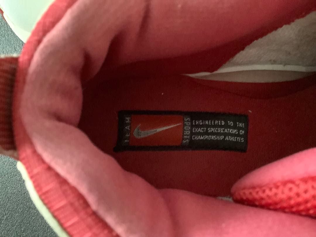 Nike バスケットボールシューズ レッド/ホワイト ナイキエアチーム2.0
