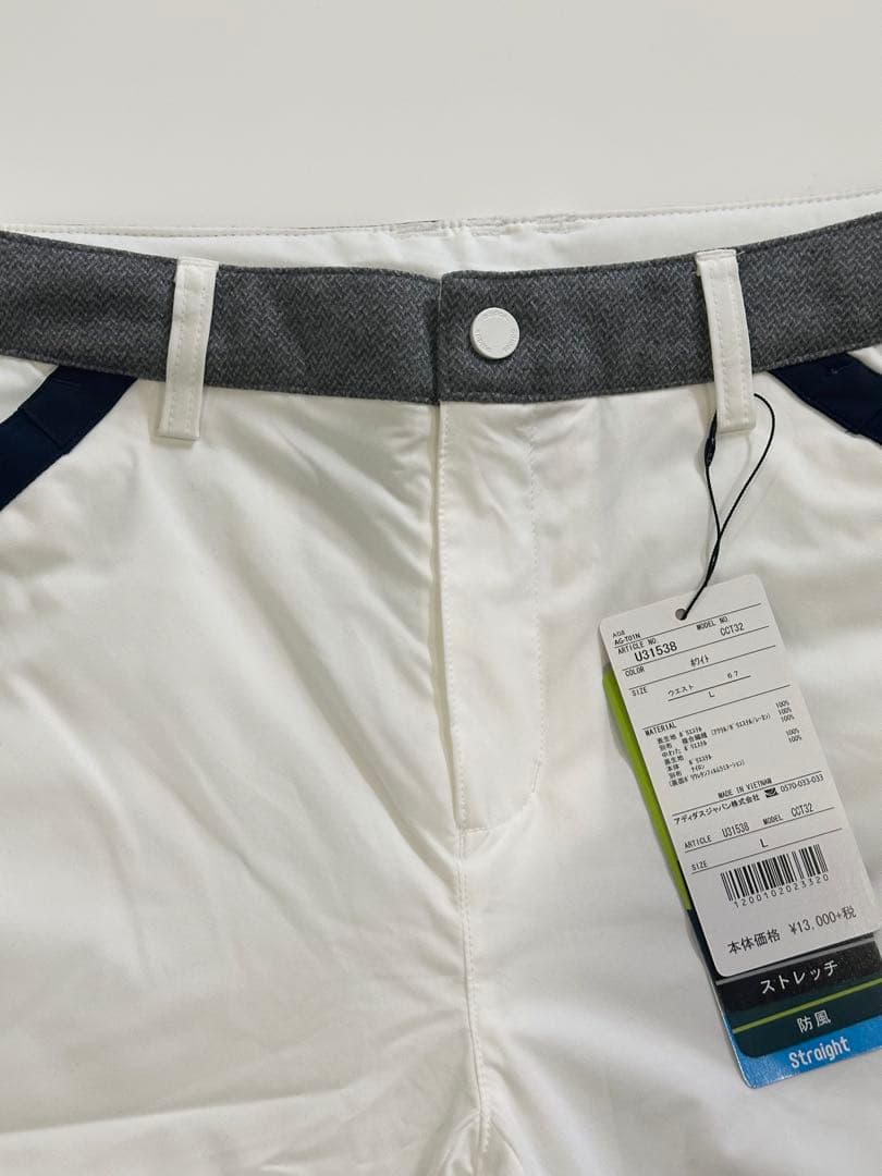 【新品】adidas 秋冬ゴルフパンツ L