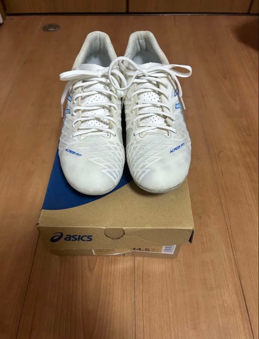 ヒ*タ様 asics PRO サッカーシューズ 24.5cm ホワイト/ブルー