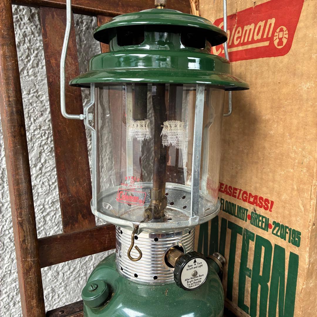 箱付き70's Coleman コールマン220F ランタン　70年3月USA