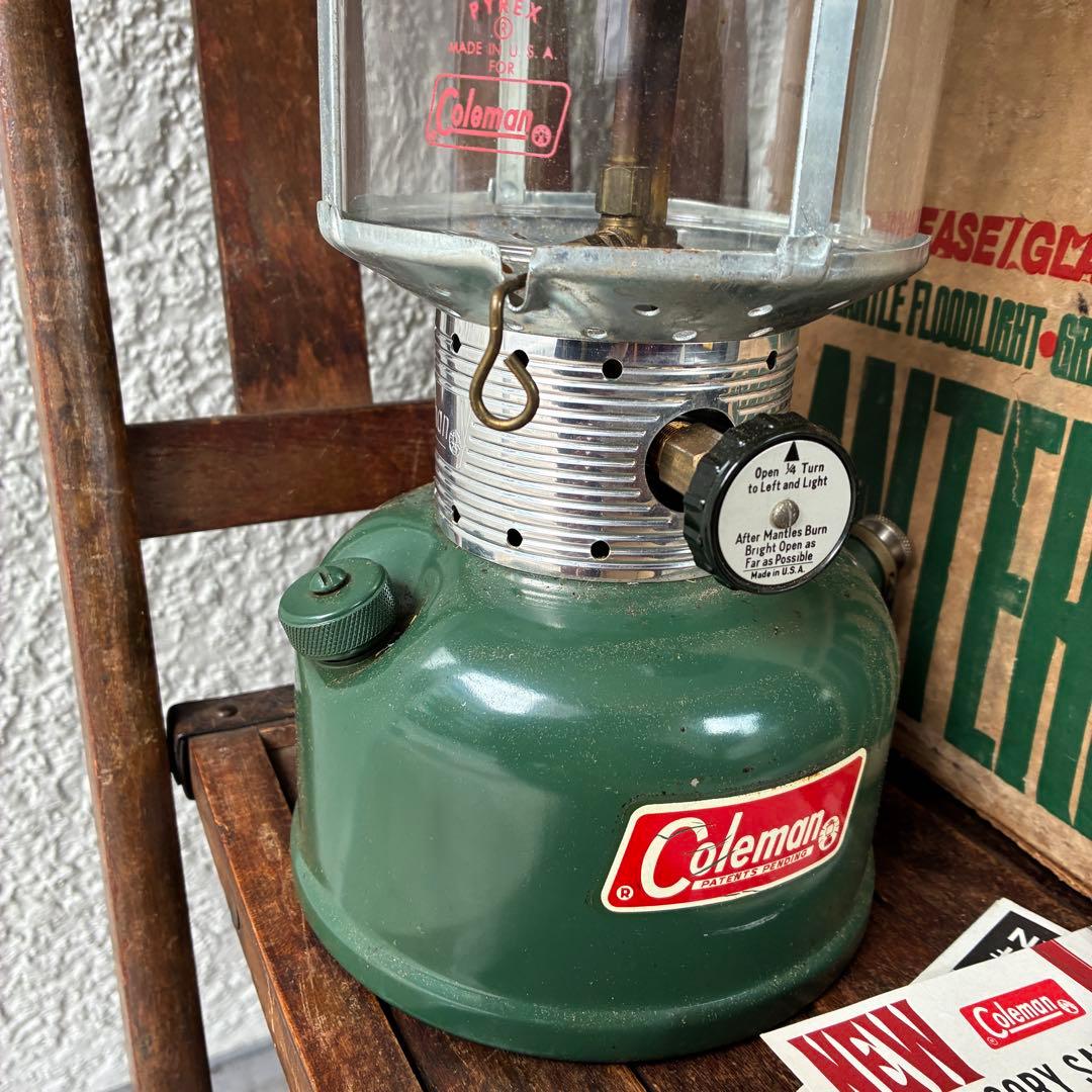 箱付き70's Coleman コールマン220F ランタン　70年3月USA