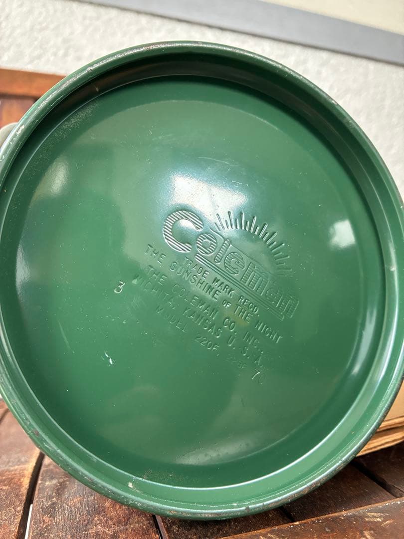 箱付き70's Coleman コールマン220F ランタン　70年3月USA