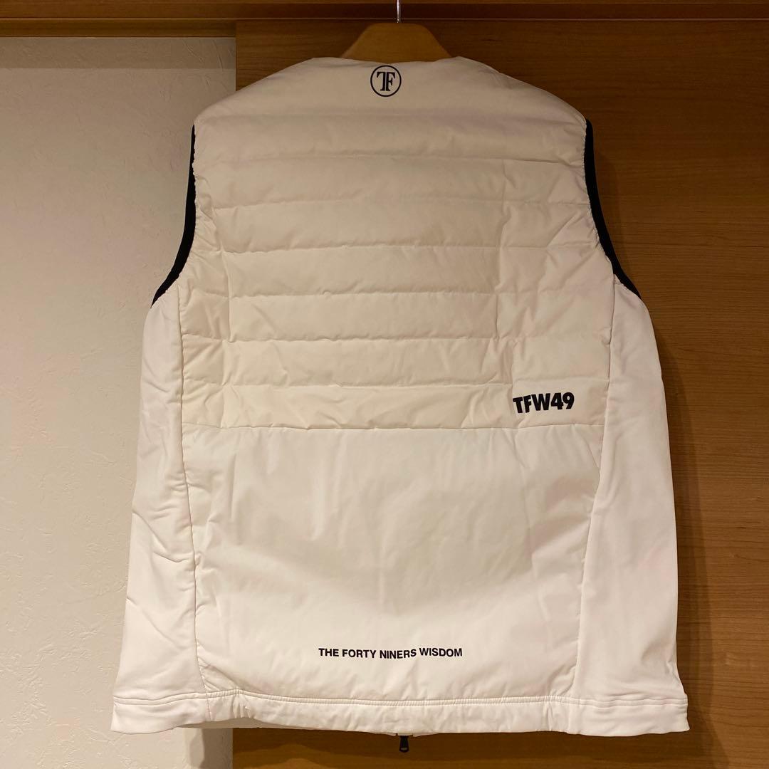 j*u様 SHIELD WARMER COLLARLESS VEST ホワイトL