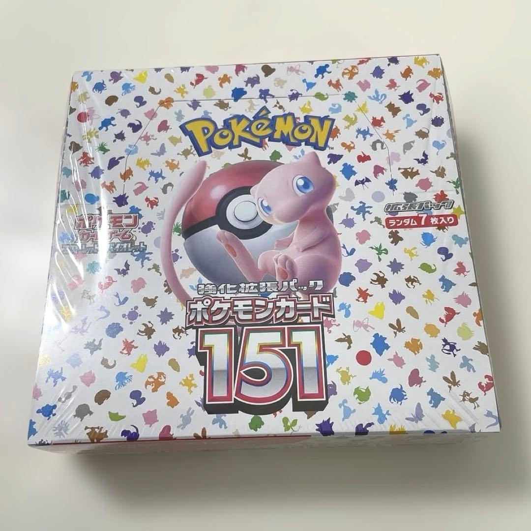 151 BOX ボックス シュリンク付き 未開封 ポケモンカード イチゴーイチ