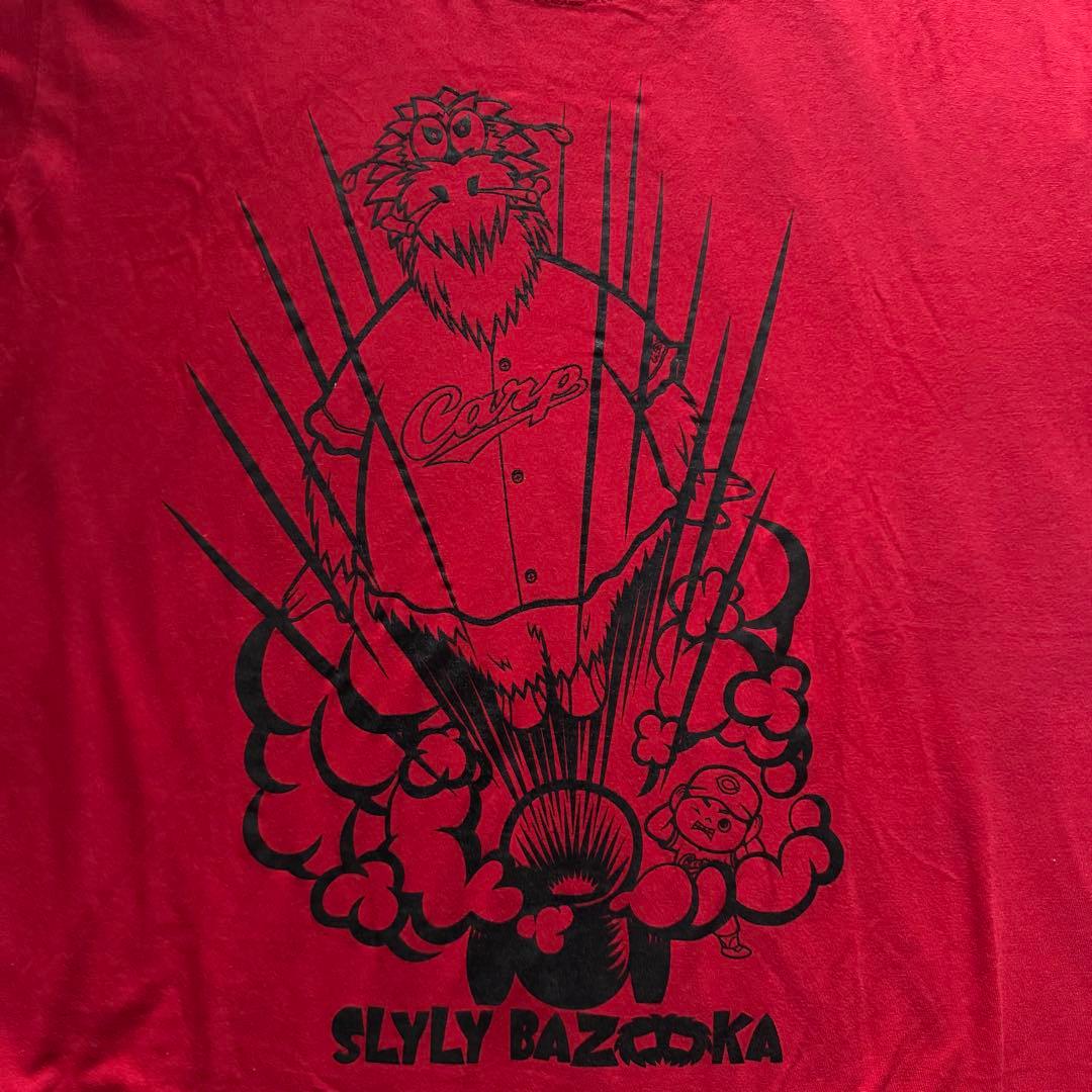 広島東洋カープ スライリーTシャツ SLYLY BAZOOKA Lサイズ