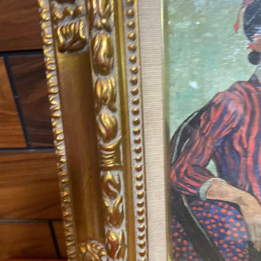 フランボワーズ　ゴッホ・ラ・ムスメ 複製画　世界の名画