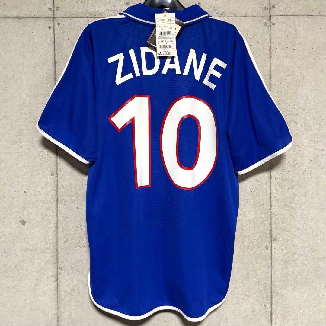 【新品/タグ付き】EURO2000 フランス代表♯10ジダン 【XLサイズ相当】