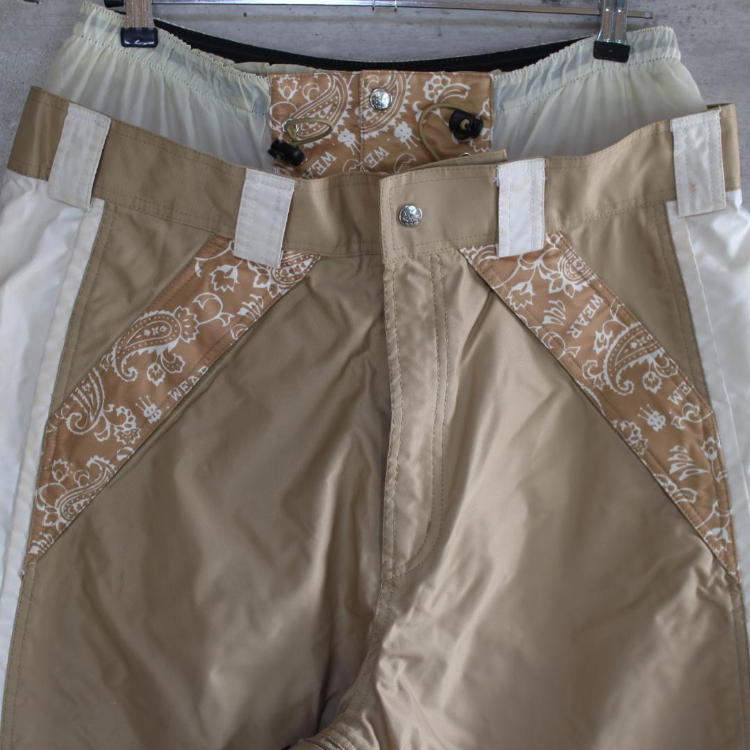 【珍品 美品 超極太】【L】S.WEAR スノーボードパンツ
