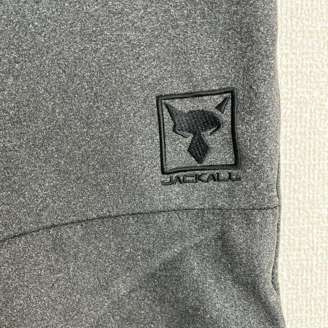ジャッカル ソフトシェルパンツ 刺繍ロゴ 裏起毛 フリースXL