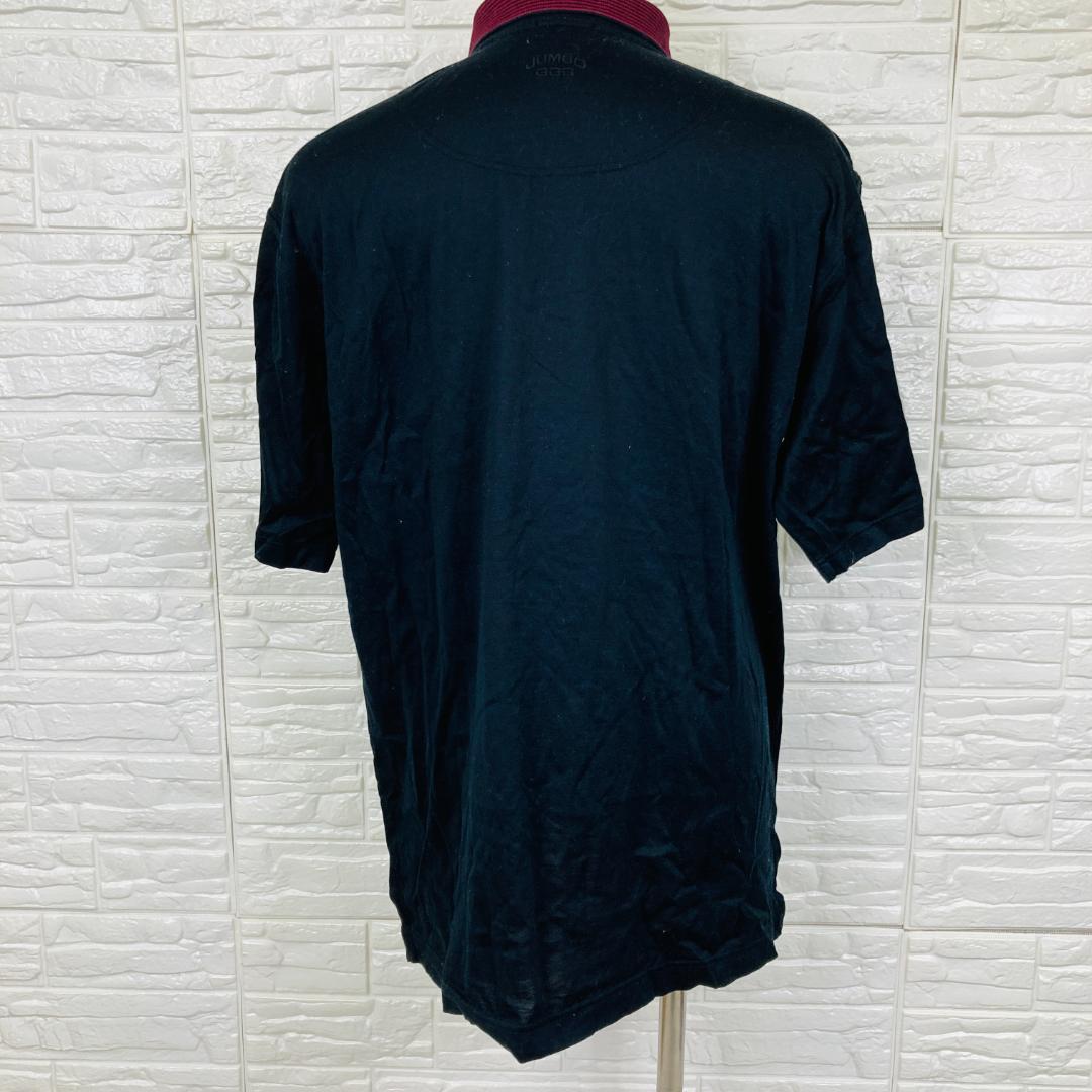 ジャンボ333 ポロシャツ 半袖 XL 刺繍デザイン レトロ【2769-69】