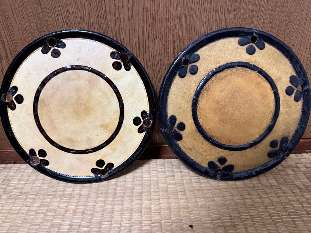 和楽器　小鼓　革　鼓　セット