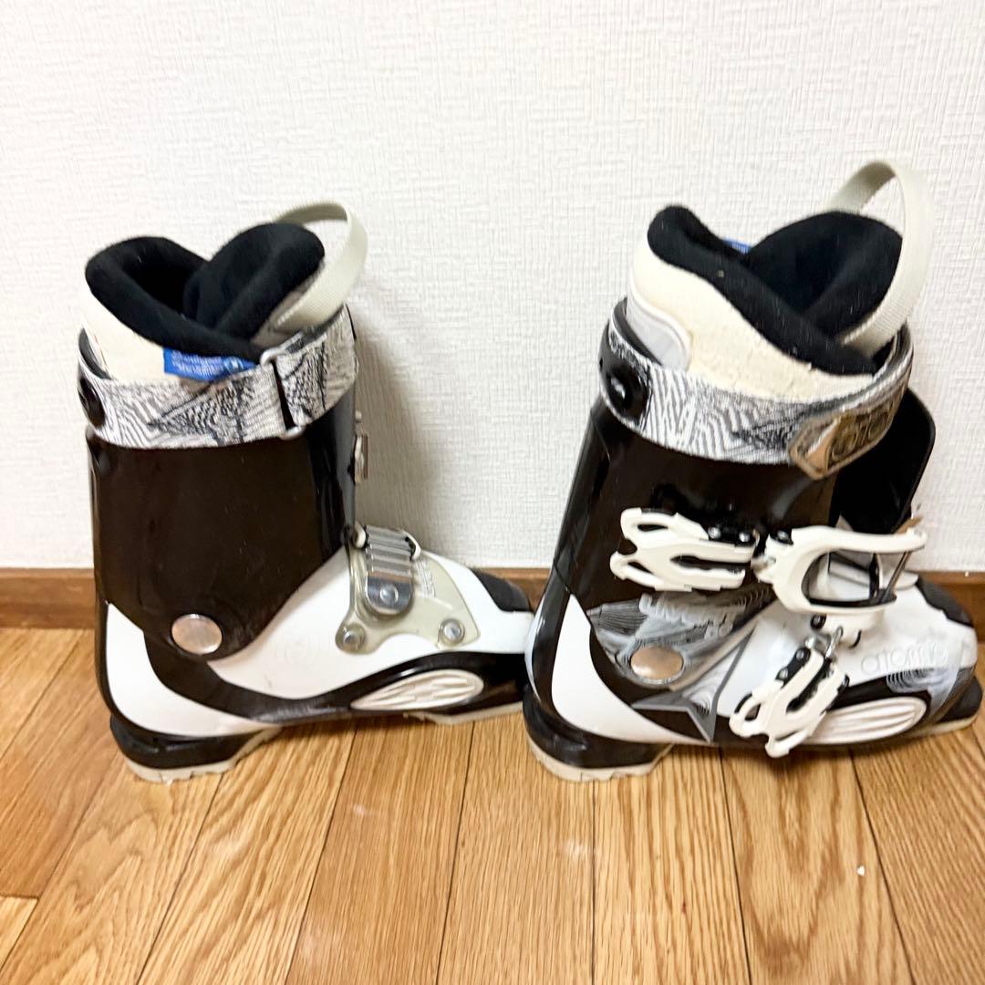 ■アトミック140cm ■スキーセット■板140 靴23-23.5/ストック