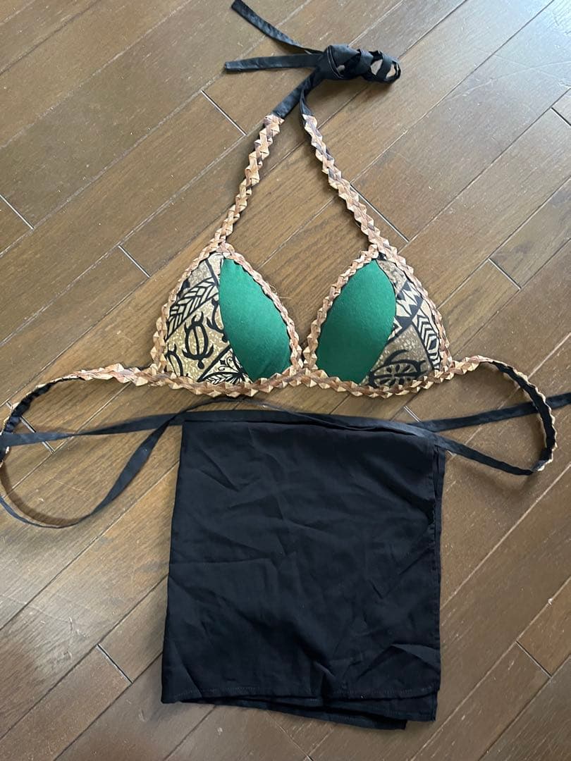 タヒチアンダンス　ブラパレオセット