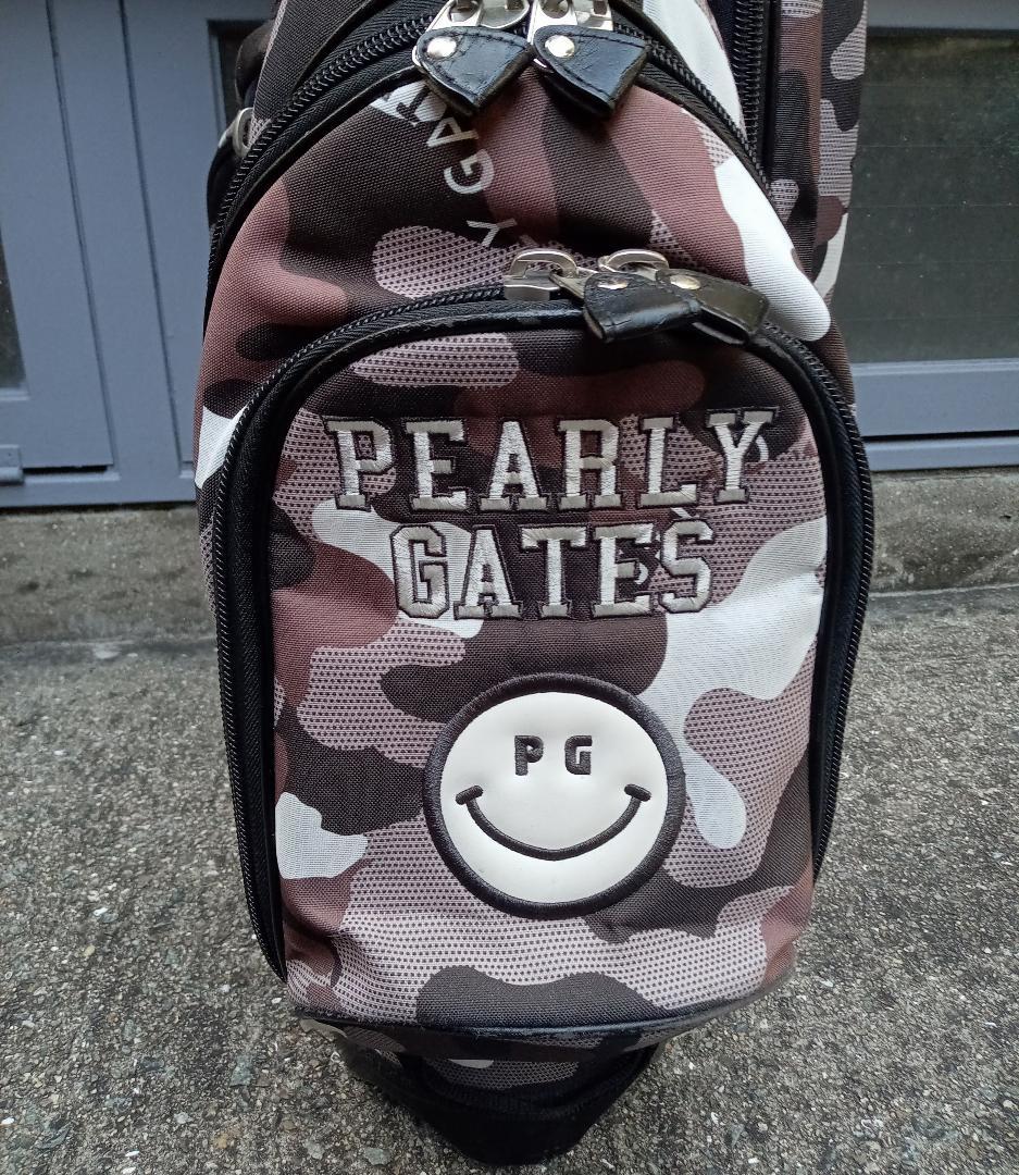 PEARLY GATES スタンドバッグ　カモ柄　パーリーゲイツ　ジャンク