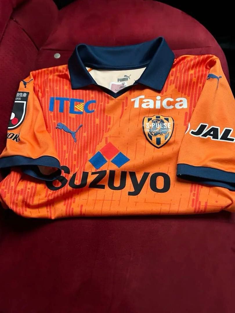 美品　清水エスパルス　サッカーウェア オレンジ