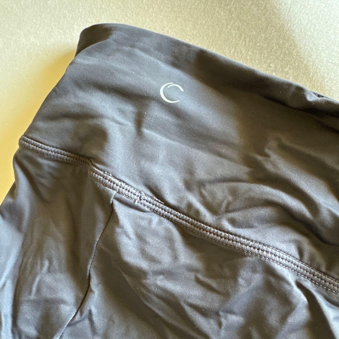 【チャコット】バックレースアップレギンス　M　ダークグレー