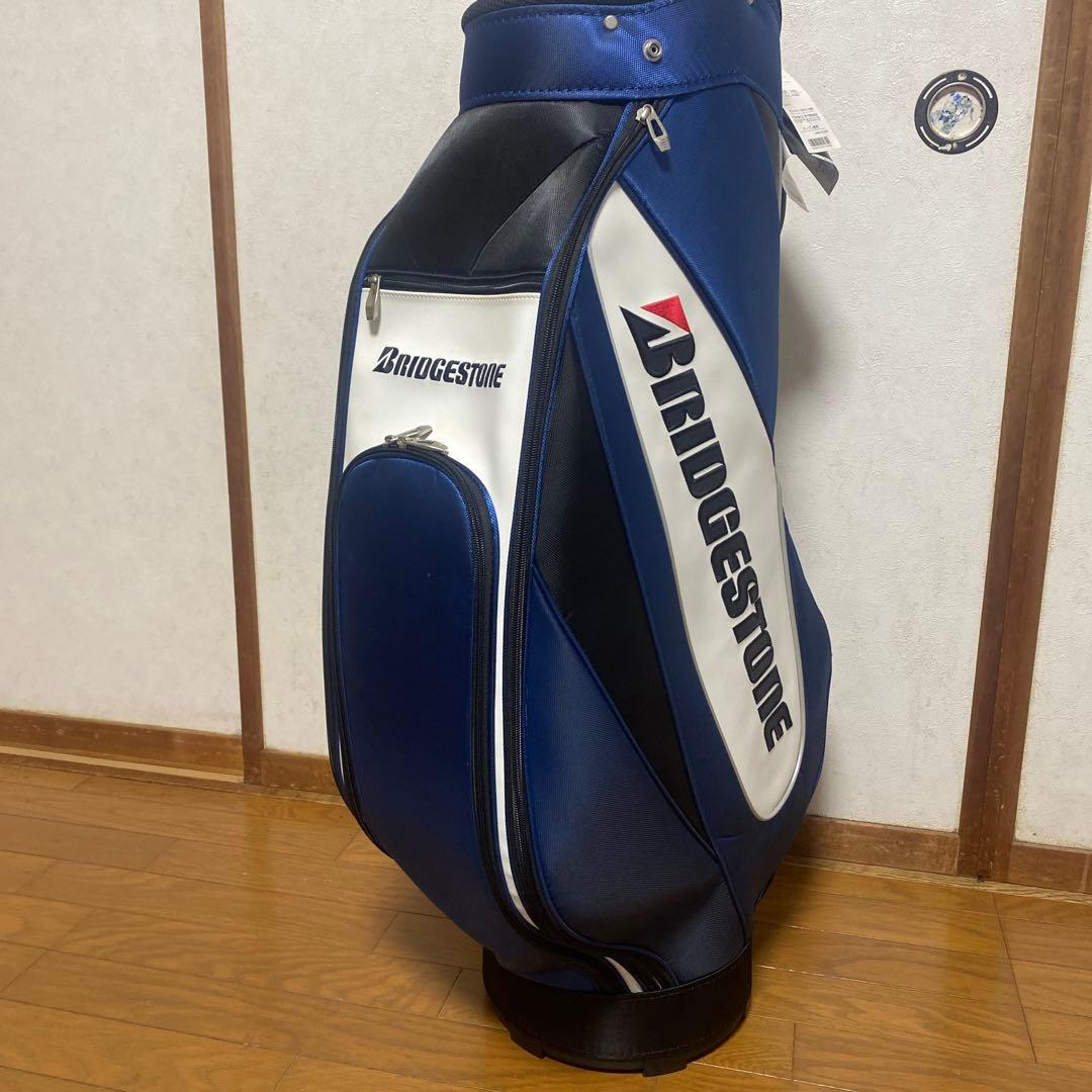 BRIDGESTONE キャディバッグ 青白